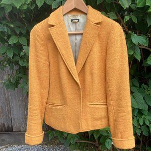 J. Crew Orange Wool Blazer